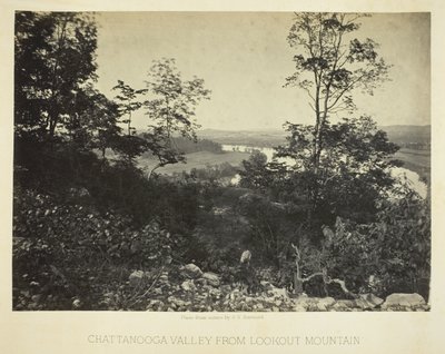 Dolina Chattanooga z góry Lookout autorstwa George N. Barnard
