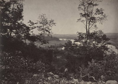 Dolina Chattanooga z Góry Widokowej, lata 60. XIX wieku. autorstwa George N. Barnard