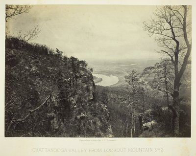 Dolina Chattanooga z góry Lookout, nr 2 autorstwa George N. Barnard