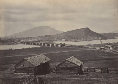 Chattanooga z Północy, lata 60. XIX wieku. autorstwa George N. Barnard
