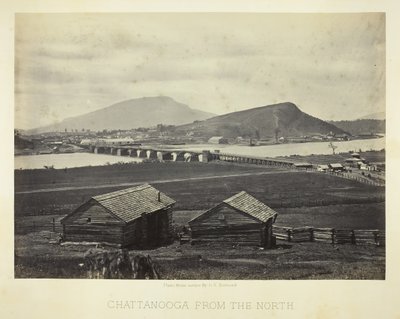 Chattanooga z północy, 1864. autorstwa George N. Barnard