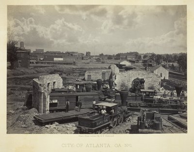 Miasto Atlanta, GA, nr 1 autorstwa George N. Barnard