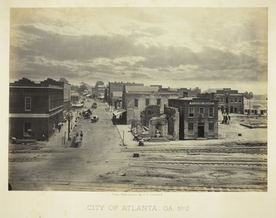 Miasto Atlanta, GA, nr 2 autorstwa George N. Barnard
