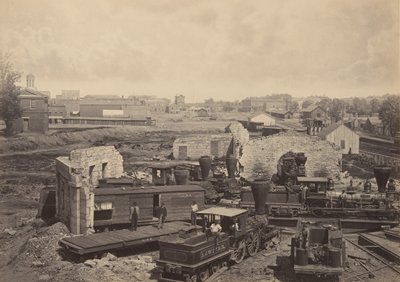 Miasto Atlanta, Georgia nr 1, 1860. autorstwa George N. Barnard