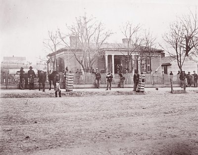 Siedziba generała Shermana lub Thomasa, Chattanooga, ca. 1864. autorstwa George N. Barnard