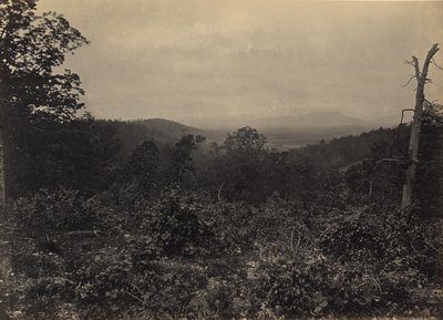 Mission Ridge, miejsce ataku Shermana autorstwa George N. Barnard