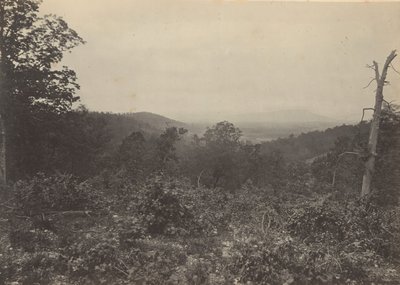 Misja Ridge Scena ataku Shermana, 1860. autorstwa George N. Barnard