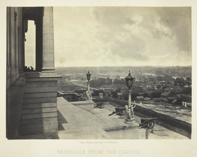 Nashville z Kapitolu autorstwa George N. Barnard