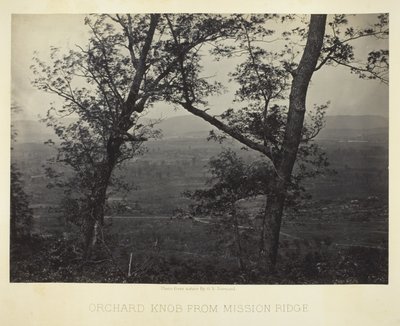 Orchard Knob z Mission Ridge autorstwa George N. Barnard