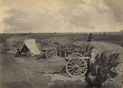 Konfederackie umocnienia przed Atlantą w Georgii, nr 4 autorstwa George N. Barnard