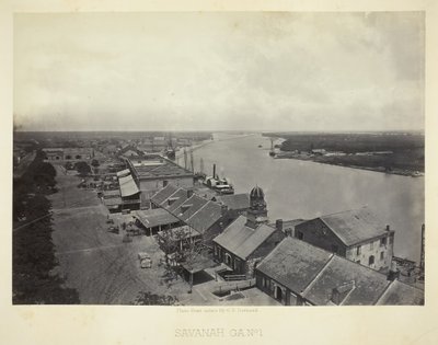 Savannah, GA, nr 1, 1866. autorstwa George N. Barnard