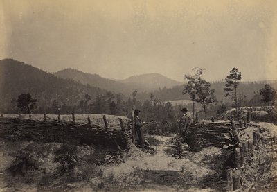 Przełęcz Allatoona, Georgia autorstwa George N. Barnard