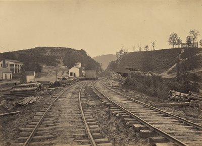Przełęcz Allatoona – widok na północ, Georgia autorstwa George N. Barnard