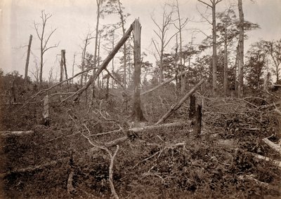 "Piekielna dziura", New Hope Church, Georgia, z Photographic Views of Sherman