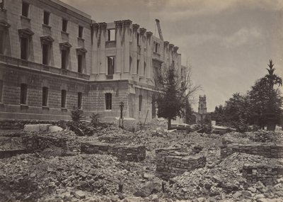 Nowy Kapitol, Kolumbia, Karolina Południowa, lata 60. XIX wieku. autorstwa George N. Barnard