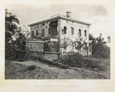 Dom Pottera, Atlanta autorstwa George N. Barnard