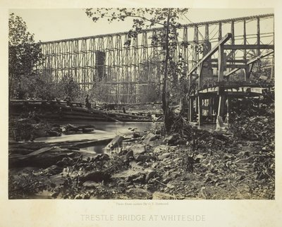 Estakada w Whiteside autorstwa George N. Barnard