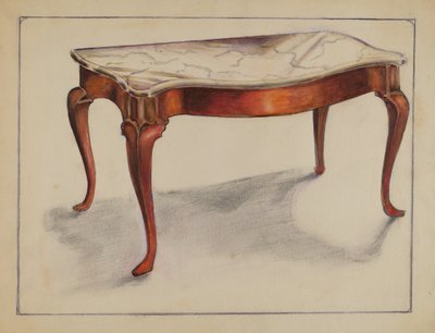 Marmurowy blat autorstwa George Nelson
