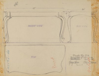 Marmurowy blat autorstwa George Nelson