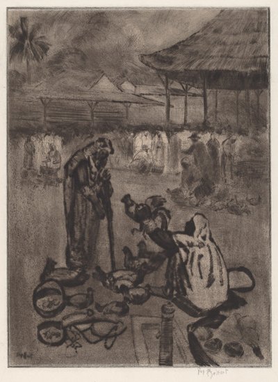 Sprzedawca kurczaków, Trynidad autorstwa George Overbury