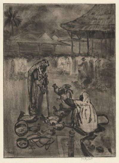 Sprzedawca kurczaków, Tindad autorstwa George Overbury Hart