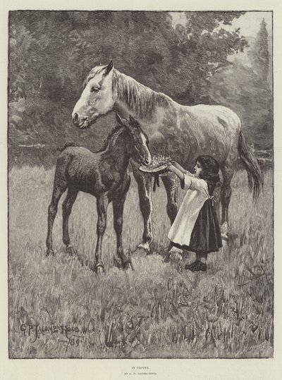 W koniczynie autorstwa George Percy Jacomb Hood