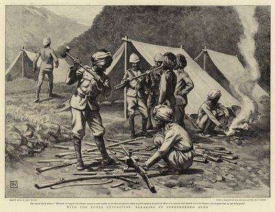 Z Ekspedycją Bunera, rozbijając oddaną broń autorstwa George Percy Jacomb Hood