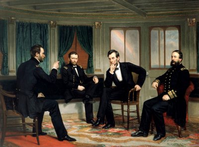Rozjemcy, wyd. 1868 (kolor lito) autorstwa George Peter Alexander (after) Healy