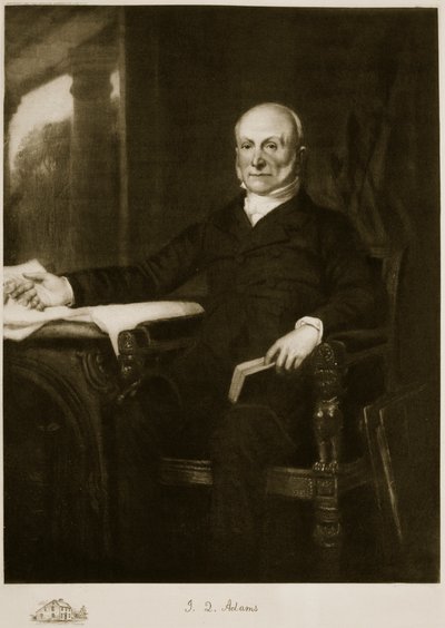 John Quincy Adams, 6. Prezydent Stanów Zjednoczonych Ameryki, wyd. 1901 (fotograwiura) (patrz także 102587) autorstwa George Peter Alexander Healy