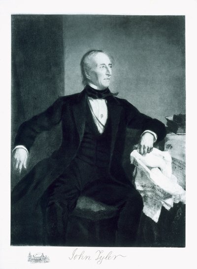 John Tyler, 10. Prezydent Stanów Zjednoczonych Ameryki, wyd. 1901 (fotograwiura) (patrz także 102588) autorstwa George Peter Alexander Healy