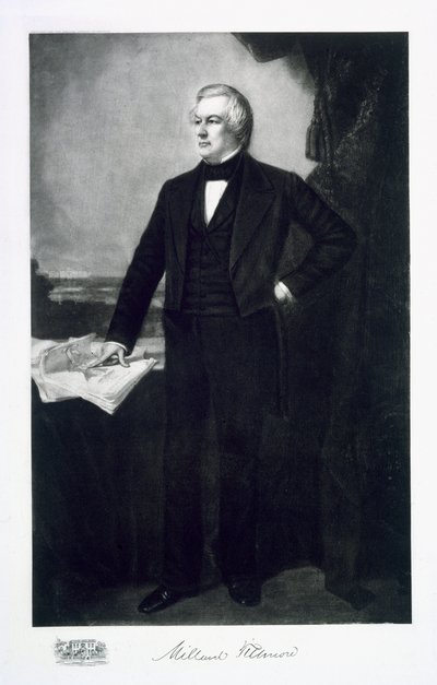 Millard Fillmore, 13. Prezydent Stanów Zjednoczonych Ameryki, wyd. 1901 (fotograwiura) autorstwa George Peter Alexander Healy
