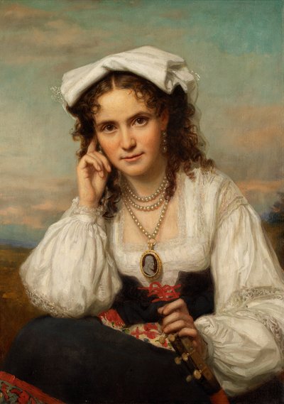 Vinnie Ream, ca. 1870. autorstwa George Peter Alexander Healy