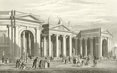 Bank of Ireland, Dublin, Portyku Południowego autorstwa George Petrie
