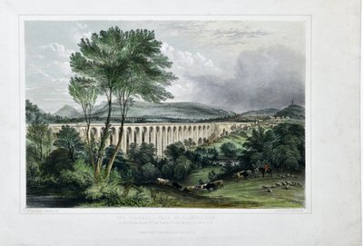 Wiadukt Dee - Dolina Llangollen autorstwa George Pickering
