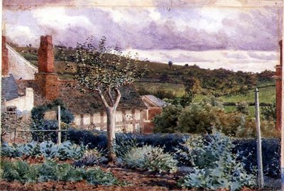 Z ogrodu Sherford Cottage, Bromyard autorstwa George Price Boyce
