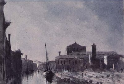 Sacca Della Misericordia, Wenecja autorstwa George Price Boyce