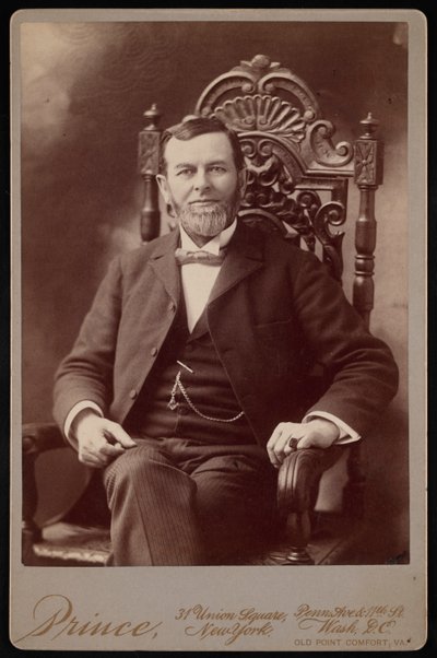 Portret Josepha Williamsa Collinsa 1839-1904, lata 90. XIX wieku. autorstwa George Prince