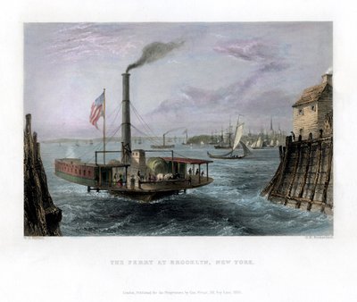 Prom na Brooklynie, Nowy Jork, USA, 1838. autorstwa George Richardson