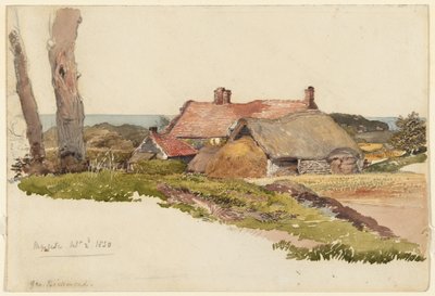 Gospodarstwo rolne nad morzem w Margate w hrabstwie Kent autorstwa George Richmond