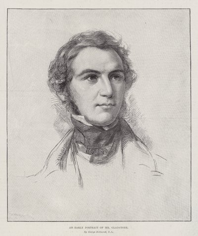 Wczesny portret pana Gladstone