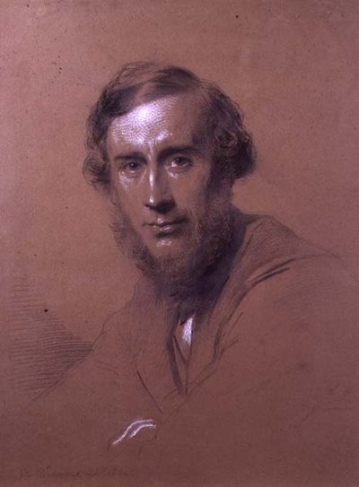 John Tyndall (1820-93) 1864 (kredka) autorstwa George Richmond