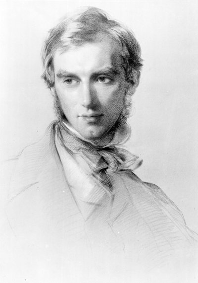 Joseph Dalton Hooker, c.1851 (węgiel i kreda na papierze) autorstwa George Richmond