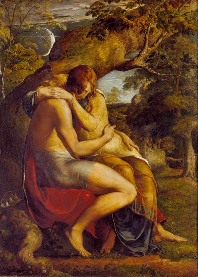 W przeddzień separacji, 1830 autorstwa George Richmond