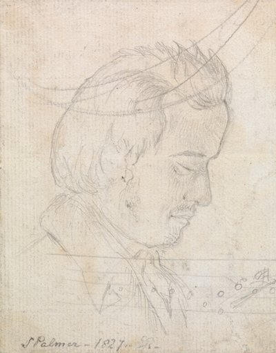 Portret głowy Samuela Palmera autorstwa George Richmond