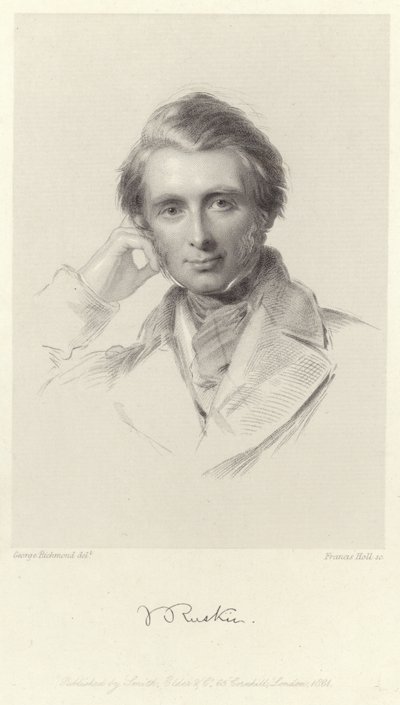 Portret Johna Ruskina autorstwa George Richmond