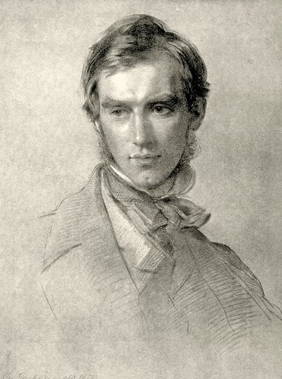 Portret Sir Josepha Daltona Hookera. 1855 (Grafit na papierze) autorstwa George Richmond