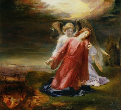 Agonia w ogrodzie autorstwa George Richmond