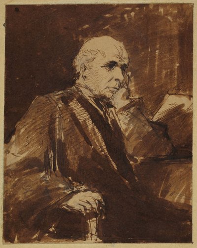 Siedzący mężczyzna autorstwa George Richmond