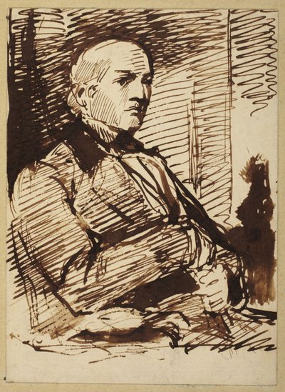 Siedzący mężczyzna autorstwa George Richmond