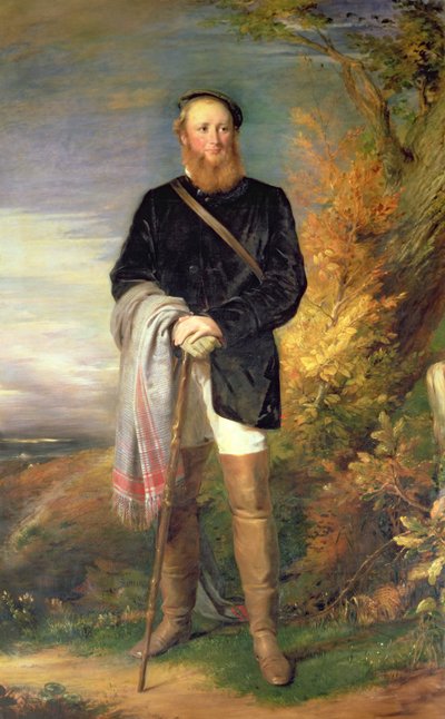 Thomas William Coke z Holkham (1822-1909) 2. hrabia Leicester autorstwa George Richmond